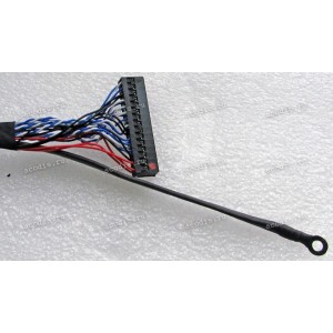 LCD LVDS cable FIR-E51PIN 51 pin 2 Ch 8-bit 550 mm красный справа Samsung