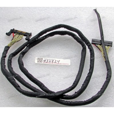 LCD LVDS cable FIR-E51PIN 51 pin 2 Ch 8-bit 1000 mm красный слева LG