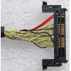 LCD LVDS cable FIR-E51PIN 51 pin 2 Ch 8-bit 1000 mm красный слева LG
