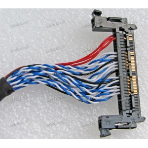 LCD LVDS cable FIR-E51PIN 51 pin 2 Ch 8-bit 550 mm красный слева LG