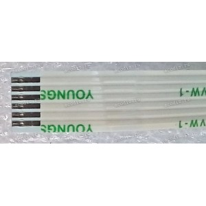 FFC шлейф 8 pin обратный, шаг 1.0 mm, длина 93 mm Samsung NP-R518