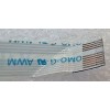 FFC шлейф 10 pin прямой, шаг 0.5 mm, длина 110 mm нестандартный (4+6 pin) 