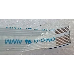 FFC шлейф 10 pin прямой, шаг 0.5 mm, длина 110 mm нестандартный (4+6 pin) 