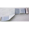 LCD LVDS FFC шлейф мониторный 30 pin обратный, шаг 1.0 mm, длина 203 mm LG IPS234V 23" (p/n EAD61905271), с замком с одной стороны
