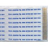 LCD LVDS FFC шлейф мониторный 30 pin обратный, шаг 1.0 mm, длина 204 mm LG 20M35A-B (p/n EAD62122568), с замком с одной стороны