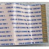 LCD LVDS FFC шлейф мониторный 30 pin обратный, шаг 1.0 mm, длина 280 mm Samsung S23C450D, S23E200B (p/n BN96-26694K), с замком с одной стороны