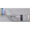 LCD LVDS FFC шлейф мониторный 30 pin обратный, шаг 1.0 mm, длина 180 mm, с замками с двух сторон