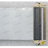 LCD LVDS FFC шлейф мониторный 30 pin обратный, шаг 1.0 mm, длина 180 mm, с замками с двух сторон