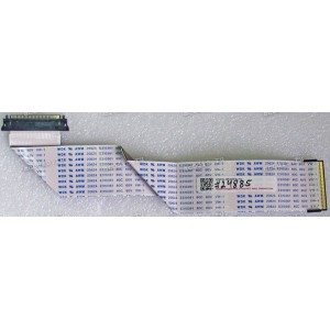 LCD LVDS FFC шлейф мониторный 30 pin обратный, шаг 1.0 mm, длина 227 mm, с замками с двух сторон