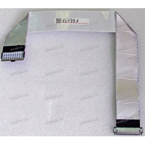 LCD LVDS FFC шлейф мониторный 30 pin обратный, шаг 1.0 mm, длина 370 mm, с замками с двух сторон