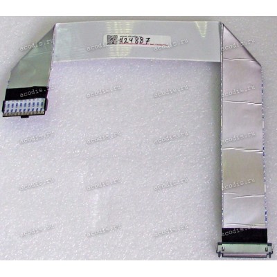 LCD LVDS FFC шлейф мониторный 30 pin обратный, шаг 1.0 mm, длина 370 mm, с замками с двух сторон