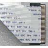LCD LVDS FFC шлейф мониторный 30 pin обратный, шаг 1.0 mm, длина 206 mm, с замками с двух сторон