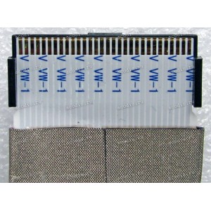LCD LVDS FFC шлейф мониторный 30 pin обратный, шаг 1.0 mm, длина 305 mm, с замками с двух сторон LCD LVDS FFC шлейф мониторный 30 pin обратный, шаг 1.0 mm, длина 305 mm, с замками с двух сторон