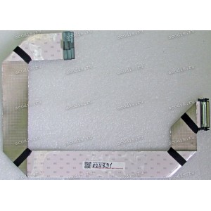 LCD LVDS FFC шлейф мониторный 30 pin обратный, шаг 1.0 mm, длина 470 mm, с замками с двух сторон