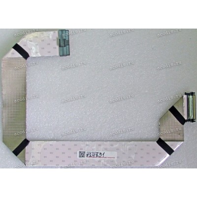 LCD LVDS FFC шлейф мониторный 30 pin обратный, шаг 1.0 mm, длина 470 mm, с замками с двух сторон