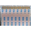 LCD LVDS FFC шлейф мониторный 30 pin обратный, шаг 1.0 mm, длина 187 mm, с замком с одной стороны