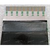 LCD LVDS FFC шлейф мониторный 30 pin обратный, шаг 1.0 mm, длина 400 mm, с замком с одной стороны