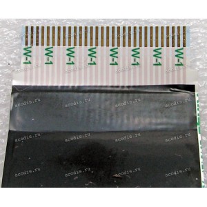 LCD LVDS FFC шлейф мониторный 30 pin обратный, шаг 1.0 mm, длина 400 mm, с замком с одной стороны