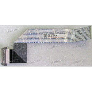 LCD LVDS FFC шлейф мониторный 30 pin обратный, шаг 1.0 mm, длина 278 mm, с замком с одной стороны