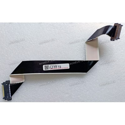 LCD LVDS FFC шлейф мониторный 40 pin обратный, шаг 0.5 mm, длина 330 mm, с замками с двух сторон