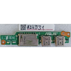 USB & CardReader board Asus UX310UA, UX310UQ, UX310UV (p/n 90NB0CJ0-R10021) REV 2.0