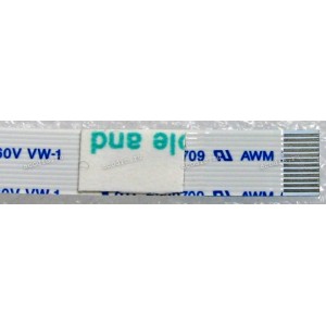 FFC шлейф 12 pin прямой, шаг 0.5 mm, длина 160 mm LED Asus X501A, X501U (p/n 14010-00023100)