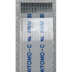 FFC шлейф 20 pin прямой, шаг 0.5 mm, длина 145 mm FFC шлейф 20 pin прямой, шаг 0.5 mm, длина 145 mm