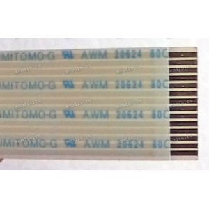 FFC шлейф 14 pin прямой, шаг 1.0 mm, длина 770 mm