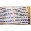 LCD LVDS FFC шлейф мониторный 30 pin обратный, шаг 1.0 mm, длина 170 mm Dell UltraSharp U2412Mb (p/n 5K.1A902.NC1), с замком с одной стороны