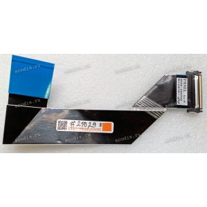 LCD LVDS FFC шлейф мониторный 30 pin обратный, шаг 1.0 mm, длина 262 mm Samsung LS22D390HSX (p/n BN96-26694Q), с замком с одной стороны