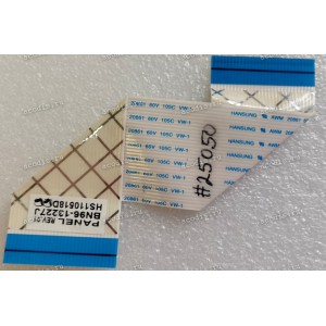 LCD LVDS FFC шлейф мониторный 30 pin прямой, шаг 1.0 mm, длина 115 mm Samsung SyncMaster S23A550H (p/n BN96-13227J), без замков