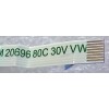 FFC шлейф 8 pin прямой, шаг 0.5 mm, длина 147 mm TouchPad Asus S301LA, S301LP (p/n 14010-00313600)