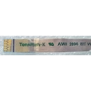 FFC шлейф 10 pin прямой, шаг 0.5 mm, длина 640 mm 