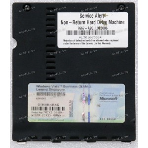 Крышка отсека RAM Lenovo ThinkPad X61s (41W4579, 60.4B528.003,  60.4B528.004)