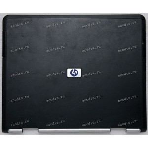 Верхняя крышка Compaq nc4000 чёрная матовая в серебристой рамке