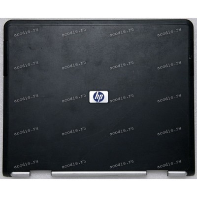 Верхняя крышка Compaq nc4000 чёрная матовая в серебристой рамке