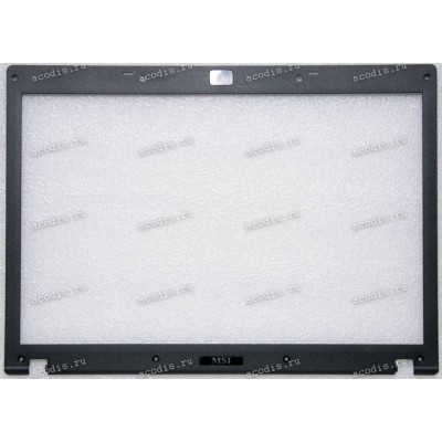 Верх. кр. рамка MSI MS-163C, VR601 чёрная матовая (634B211-Y31)