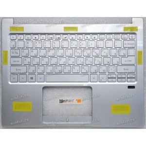 Keyboard Acer Aspire 1 A111-31 серебристый русифицированный (FV01P_A82SWL, HQ21012331007, NK.I1113.0S3, NKI11130S3, 00204EBFK201, 102-019K2LHB01, NC210110WL, 95002B664500, FV01P_A82SQL, ACM19K23SU, NC8516_C_MODULE, HQ31301799000, HQ20720681007, 1KAJZZ7060