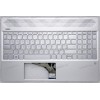 Keyboard HP Pavilion 15-CS2010 UR 6PR99 серебристый, русифицированный (SP5CD020GX2Q, L24752-251, DZC EBG7B015010-1, L13318-251, NSK-XN7BQ, AEG7C701010, 9Z.NEZBQ.70R, 56222843000, 71NGD832046, AP29M000420, HB19A1, L51658-251)+Topcase