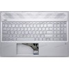 Keyboard HP Pavilion 15-CS2010 UR 6PR99 серебристый, русифицированный (SP5CD020GX2Q, L24752-251, DZC EBG7B015010-1, L13318-251, NSK-XN7BQ, AEG7C701010, 9Z.NEZBQ.70R, 56222843000, 71NGD832046, AP29M000420, HB19A1, L51658-251)+Topcase Keyboard HP Pavilion 15-CS2010 UR 6PR99 серебристый, русифицированный (SP5CD020GX2Q, L24752-251, DZC EBG7B015010-1, L13318-251, NSK-XN7BQ, AEG7C701010, 9Z.NEZBQ.70R, 56222843000, 71NGD832046, AP29M000420, HB19A1, L51658-251)+Topcase