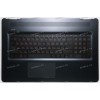 Keyboard HP Pavilion 17 Omen W005UR чёрная матовая, русифицированная (862973-251, DD1731, TFQ37G38TP203, ZYU EAG38002010, 6143BL1, W005UR, W010UR, W221UR, W013UR, BFVAH3A5W510CB, SG-80750-XAA)+Topcase
