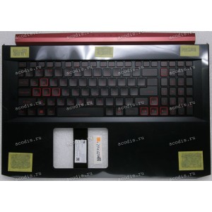 Keyboard Acer Nitro 7 AN715-51 чёрно-красный, русифицированный (FA2KA000901, AM2K4000500, NKI1513157, PK133361A04)+Topcase