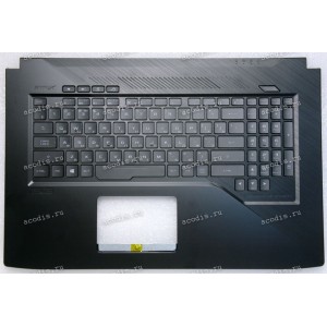 Keyboard Asus GL703VD-1B чёрный матовый, русифицированный (90NB0GM2-R31RU0, 3BBKNTAJN10, EABKN004020)+Topcase Keyboard Asus GL703VD-1B чёрный матовый, русифицированный (90NB0GM2-R31RU0, 3BBKNTAJN10, EABKN004020)+Topcase
