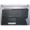 Keyboard Asus G752VL-1A чёрный матовый, серые вставки, русифицированный (90NB09Y1-R30200, 13NB09Y0AP0421, 13N0-SIA0G21)+Topcase