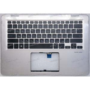 Keyboard Asus UX461UN-1C шампань, русифицированный (90NB0GD2-R30190, 13NB0GD0P01011, 1KAHZZ7007L)+Topcase Keyboard Asus UX461UN-1C шампань, русифицированный (90NB0GD2-R30190, 13NB0GD0P01011, 1KAHZZ7007L)+Topcase