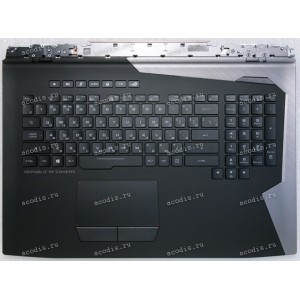 Keyboard Asus G703GL-1A чёрный матовый, русифицированный (90NR0HJ1-R31RU0, 13N1-42A0101, 13NR0HJ1AP0101)+Topcase Keyboard Asus G703GL-1A чёрный матовый, русифицированный (90NR0HJ1-R31RU0, 13N1-42A0101, 13NR0HJ1AP0101)+Topcase