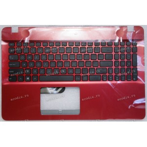 Keyboard Asus X541NA, X541SA, X541SC, X541UA, X541UV-3F красный, НЕрусифицированный (90NB0CG4-R32UI0, 13NB0CG4AP0311, PY18102600593)+Topcase Keyboard Asus X541NA, X541SA, X541SC, X541UA, X541UV-3F красный, НЕрусифицированный (90NB0CG4-R32UI0, 13NB0CG4AP0311, PY18102600593)+Topcase
