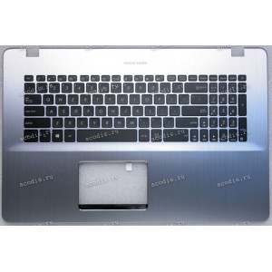 Keyboard Asus X705UD-3B серебристый металл, нерусифицированная (90NB0GA1-R33UI0, 13N1-2EA0211)+Topcase Keyboard Asus X705UD-3B серебристый металл, нерусифицированная (90NB0GA1-R33UI0, 13N1-2EA0211)+Topcase