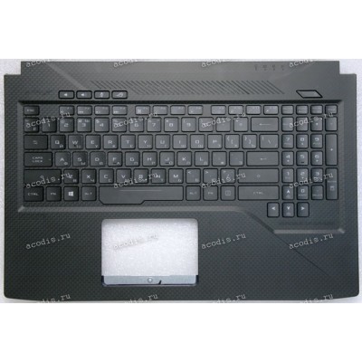 Keyboard Asus GL503VM-1A чёрный матовый, русифицированный (90NB0GI1-R31RU0, 3BBKLTAJN00, AEBKL700020, 13NB0GI1AP0101)+Topcase