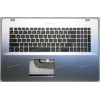 Keyboard Asus X705UF, X705UQ-3B серебристый металл, русифицированная (90NB0EY1-R35RU0, 13N1-2EA0211 )+Topcase